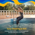 thumbnail image 6 of Blue Wave Stainless Steel Reverse Bend In-Pool Ladder for Above Ground Pools, 6 of 7