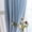 Blue, variant on Lipa Farmhouse Curtain for Living Room,Semi Blackout Boho Curtains,Rod Pocket,1 Panel,52"Wx84"L,Sage Green