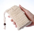 thumbnail image 4 of 10 bolsas ahorradoras de jabón, bolsa de jabón exfoliante de sisal natural para hacer espuma y secar las barras de jabón, jabón de ducha (beige, 9 x 14 cm), 4 of 5