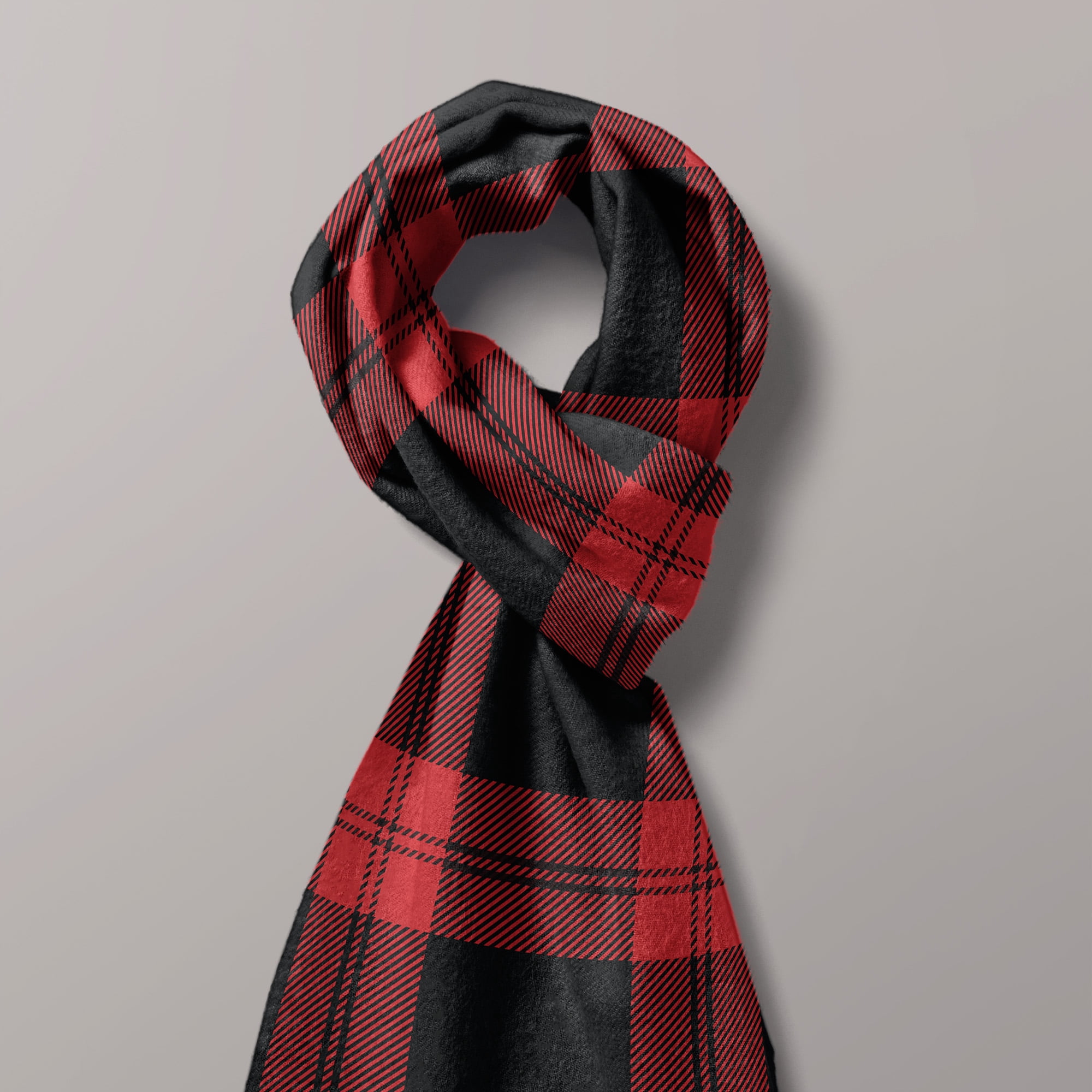 Mainstays 1.5 Yards 100% Cotton Light-weight Flannel Plaid Check, Red, 42" Wide for Crafts