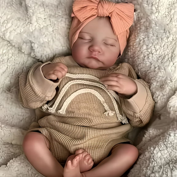 Adorable 17 inch Reborn Baby Doll，Perfect Gift for Children