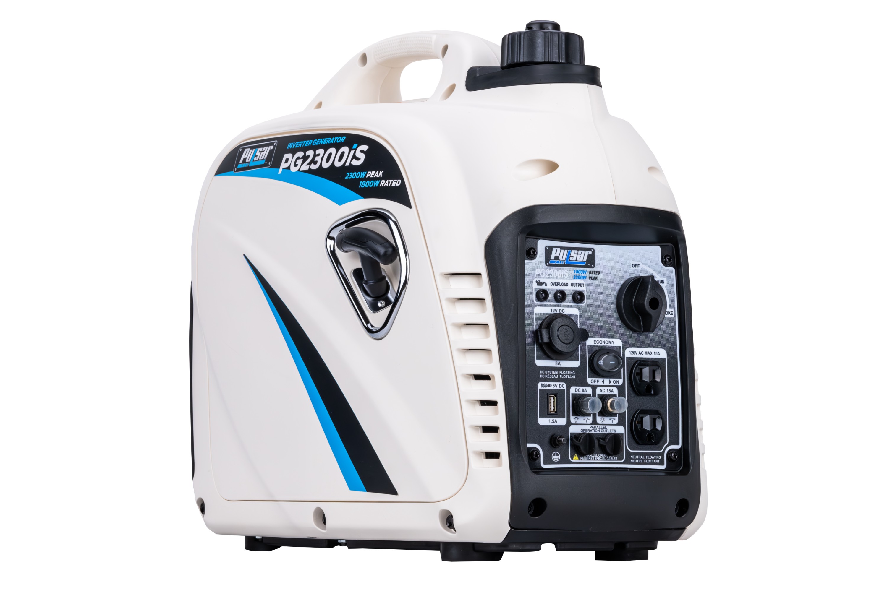 Pulsar PG2300iS 2,300 Watt Portable Small Gas Powered Inverter Power Generator