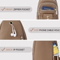 thumbnail image 5 of GAEKEAO Sling Bag Crossbody Bags for Women Vegan Leather Fanny Pack Chest Travel Anti Theft Purse Shoulder Bag handbags Gifts, 5 of 6