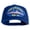 Royal, variant on USS Arizona BB 39 Blue Patched Solid Cotton Twill 5 panel Mesh Back Cap - Khaki OSFM