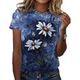 thumbnail image 2 of Camiseta Tan Jianjun para Mujer Estampado Floral XL 3D Abstracto, 2 of 2