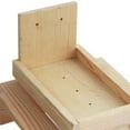 thumbnail image 4 of Squirrel Feeder,Wooden Squirrel Feeder Garden Decor table,Squirrel Feeding House with Cover ,Squirrel Feeder for Outside Squirrel Feeder Table,Hanging Squirrel Feeder Squirrel Feeder Cola Alimentador de ardillas, 4 of 8