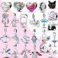 thumbnail image 2 of Nuevo Original CZ Encanto De Moda 925 Plata Esterlina Arco Iris Sol Charm Cuentas Ajuste Pan Pulsera Para Las Mujeres DIY Fabricación De Joyería Regalo Gao Jiahui unisex, 2 of 2