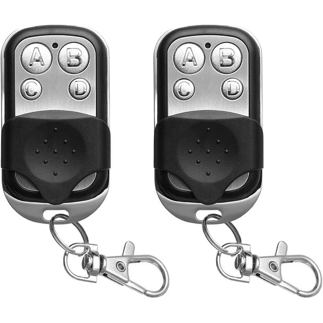 2-Pack 433 MHz Garage Door Openers, 4-Channel Universal Garage Door Remotes for LiftMaster, Chamberlain, Craftsman, Most Manufacturers, Gadgets, Auto, Home and Garage