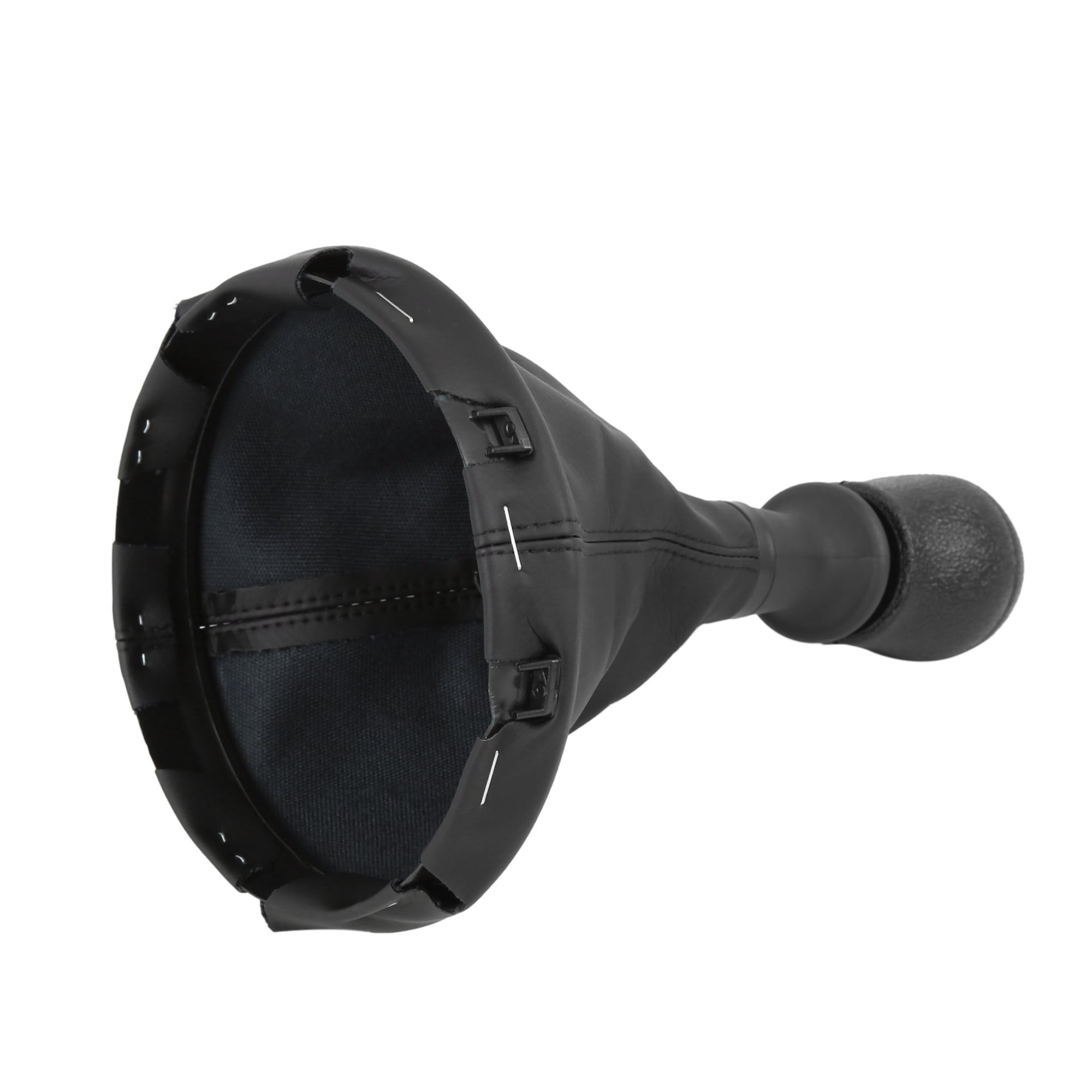 Car Auto 6 Speed Gear Shift Stick Knob Boot Cover Black for VW T5 2003-2011