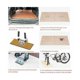 thumbnail image 5 of Portabicicletas y horquilla de aluminio Liberación rápida para portaequipajes de remolque o camión, horquilla delantera para bicicleta, portaequipajes con clip fijo de extracción rápida,, 5 of 5