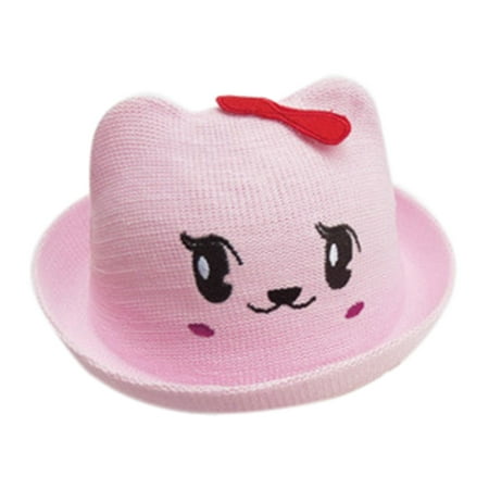 

Relanfenk Baby Hats Summer Cartoon Straw for Children Summer Beach Sun Caps Hat