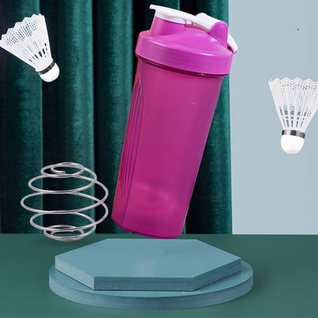 Clairlio 600ml Protein Powder Shaker Cup Leak Proof Water Bottle for