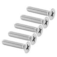 thumbnail image 1 of Vis Transversale Plate, Robuste 100Pcs Vis Transversale Fraisée Acier Inoxydable 304 pour Machines de Moulage par Injection pour Effet de Fixation, 1 of 8
