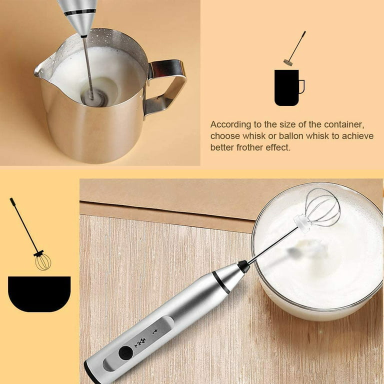 Biplut Electric Hand-held Egg Beater Hot Drink Milk Coffee Frother