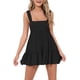 thumbnail image 1 of Vestido De Tirantes Vestido corto ajustado con volantes, minivestido Sexy de gasa de corte bajo, traje de vacaciones para mujer Ygjytge para Mujer Negro T XL, 1 of 7