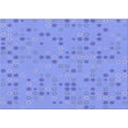 thumbnail image 1 of Ahgly Company Machine Washable Indoor Rectangle Transitional Day Sky Blue Area Rugs, 2' x 5', 1 of 7