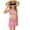 D-Pink, variant on Girls Tankini Swimsuits 3 Pieces Quick-Dry Beach Skirt Bathing Suit Spaghetti Strap Cute Pattern Print Girls' Bikini Sets Ruched Ribbed Tankini Sets Swimwear for Girls