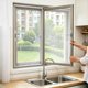thumbnail image 4 of Window Screen Selfs Adhesive Window Mesh No Drill Insect Mosquito Net Easys Install Adjustable Replacement Screen For Home Windows, 4 of 6