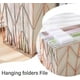 thumbnail image 5 of 12 Pack Hanging File Folders Filing Cabinet Organizer Letter Size 1/5 Cut Adjustable Tabs Decorative For Home Office School Classroom,4 Colors, 5 of 5