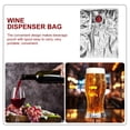 thumbnail image 3 of 6pcs Reusable Wine Purse Replacement Bags Refillable Wine Storage Bag with Spout, 3 of 8