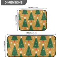 thumbnail image 2 of SKYSONIC Christmas Tree Pattern Kitchen Mats Set of 2 Merry Xmas Stars Anti Fatigue Floor Runner Rug Non Slip Comfort Mat 19.7x27.6 Inch + 19.7x47.2 Inch for Living Room Laundry Room Hallway, 2 of 7