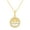 Smiling Face, variant on EMOJI Face Pendant Necklace set in 925 Sterling Silver Yellow Gold (Winking face with tongue)…