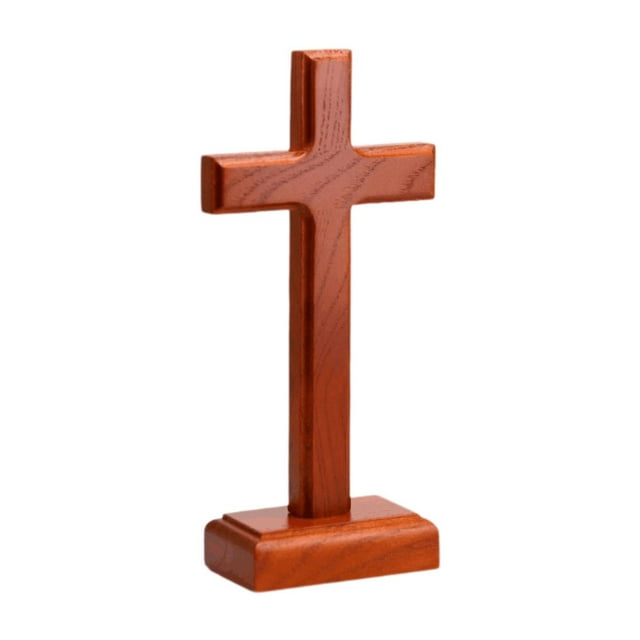 Cross Cross Catholic de madera Pascua, Tallado 3D, Decoración, Cristianos Religiosos Espirituales para la sala de estar Regalos de oficina