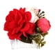 thumbnail image 2 of 2 uds. de peinetas para el cabellero con de imitación y hojas de flores para novia, Tiara para mujer Soledad Peinetas de boda para mujer, 2 of 10