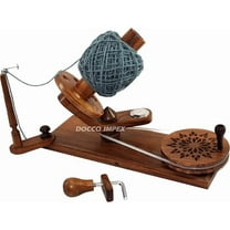 Handmade Wooden Yarn Ball Winder - Handcrafted Knitting & Crocheting Yarn Bobbin Winder- Wool String Holder Center Pull Ball Winder for Yarn Accessories | Knitter's Gift (Rosewood Winder)