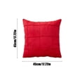 thumbnail image 3 of Funda de Cojín Decorativa para Sofá, Cama o Sillón - Funda de Almohada Decorativa de Poliéster Cepillado a Rayas, Funda Lavable para Cojín de Respaldo, Cojines Cuadrados Modernos, 3 of 6