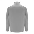 thumbnail image 5 of Beugl Mens Shirts Clearance, Mens Casual Long Sleeve Quarter Zip Pullover Shirt Pullover Men's Plunging Sleeve Pullover Golf Shirts for Men, Polo Shirts for Men Grey L, 5 of 6