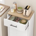 thumbnail image 5 of Ataucjin Fluted Tilt Out Trash Can Cabinet Kitchen Waste Bins,Hidden Garbage Can Cabinet 10 Gallon,Freestanding Dog Proof Trash Can Cabinet,Wooden Trash Can Hidden Trash Bin for Kitchen, 5 of 8