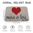 thumbnail image 2 of Heart Boormat, Design Your Own Door Mat For Your Home Or Great Gift Idea, Welcome Doormat, Home Decor, Fun Welcome Mat,Indoor Doormat,Front Back Door Mat 17”x30”, 2 of 7
