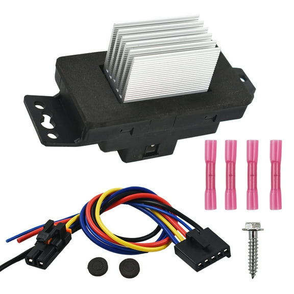 LABLT New Heater Blower Motor Resistor W/Harness for Car Chevrolet Impala Monte Carlo