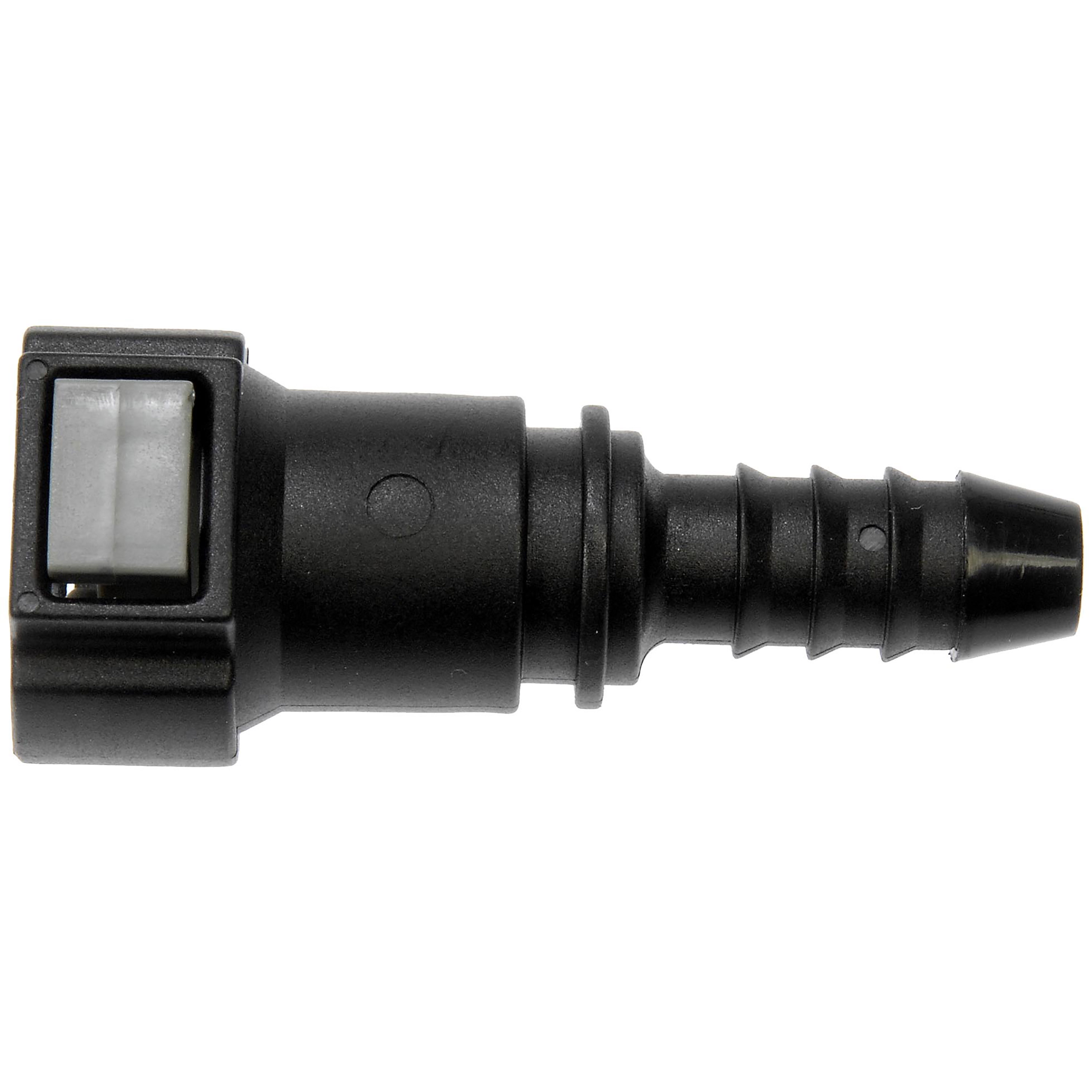 2x T Hose Connector - 8mm To 10mm T Piece, 66mm, Black Plastic, 705A