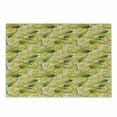 thumbnail image 1 of Corn Cutting Board, Vegetable Organic Food Realistic Illustration Yellow Corn Stalks Agriculture, Decorative Tempered Glass Cutting and Serving Board, Small Size, Yellow Green White, by Ambesonne, 1 of 1