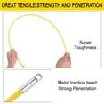 thumbnail image 4 of Unique Bargains Duct Fish Tape Duct Rodder Fiberglass 4.5MM 60M/197FT Wire Cable Running Rod Yellow, 4 of 7