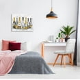 thumbnail image 2 of Stupell Industries Radiant Glam Twinkle Champagne Bottles Graphic Art Gallery Wrapped Canvas Print Wall Art, Design by Ziwei Li, 2 of 7