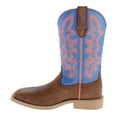 thumbnail image 5 of Children's Twisted X YHY0001 Cowkid's Hooey Cognac Bullhide/Neon Blue 3 M, 5 of 7