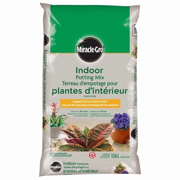 Miracle-Gro Mélange de Terreau d'Intérieur 17,6 L