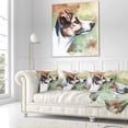 thumbnail image 3 of Designart Jack Russell Terrier - Animal Throw Pillow - 16x16, 3 of 5