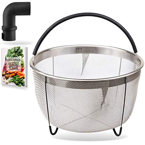 Cuisinedge Steamer Basket for Instant Pot Accessories 6 quart
