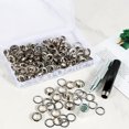 thumbnail image 2 of Wekvgz 120pcs Grommet Tool Kit 1/2inch Metal Grommet Eyelet Set with Install Tool and Storage Case Multipurpose Eyelet Tool Kit for Leather Fabric Curtain Shoe Clothes, 2 of 10