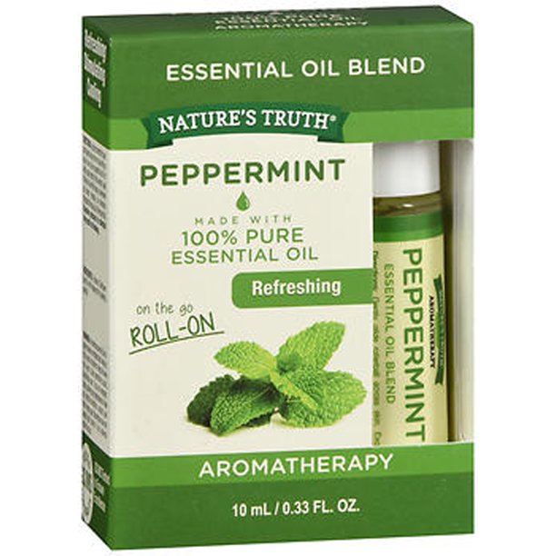 Nature's Truth Aromatherapy Peppermint Essential Oil RollOn 0.33 oz