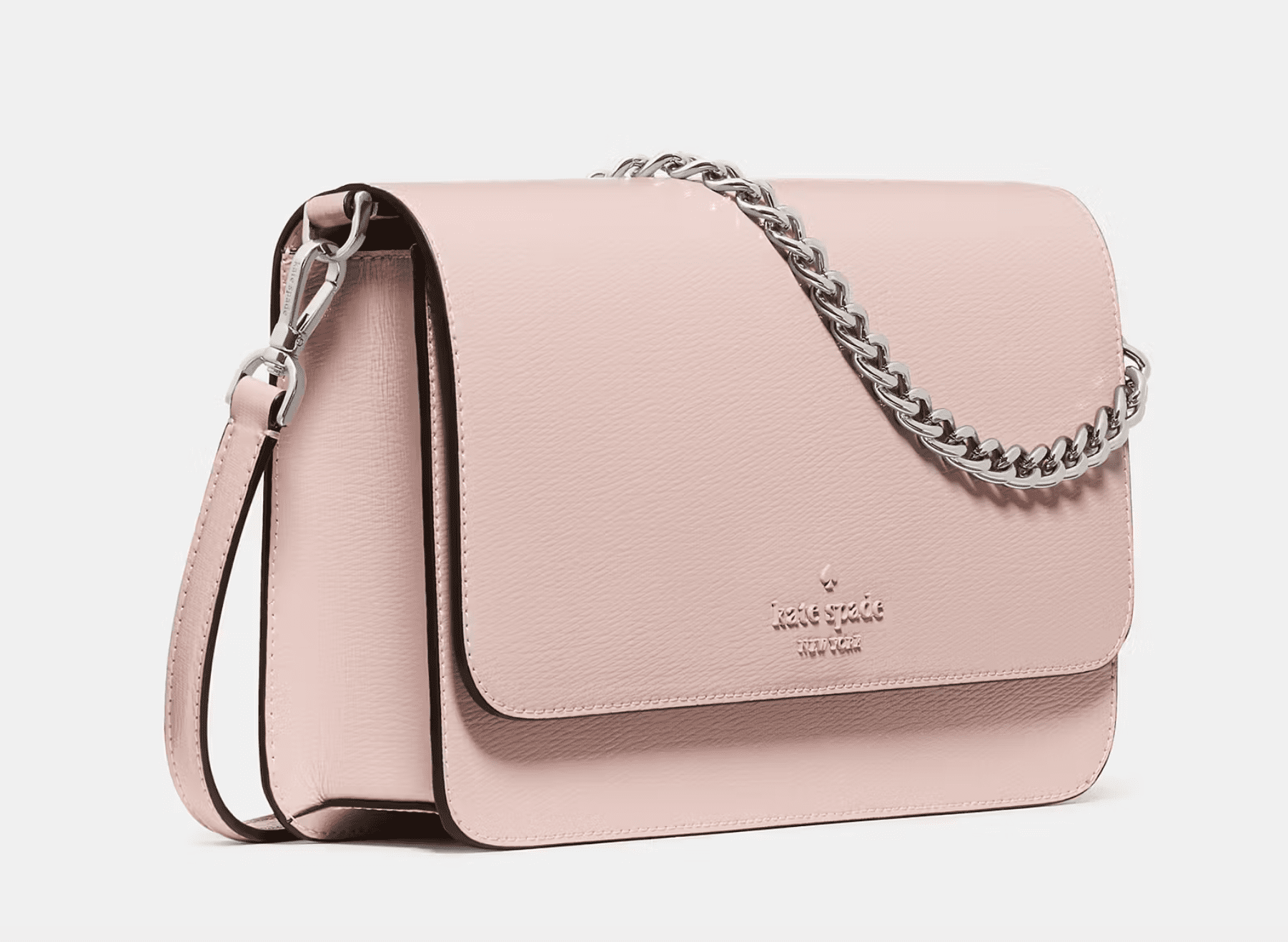 新品 KSW1176 kate spade Kate Spade KA766 Carey Medium Flap Shoulder Bag IN pink - Walmart.com