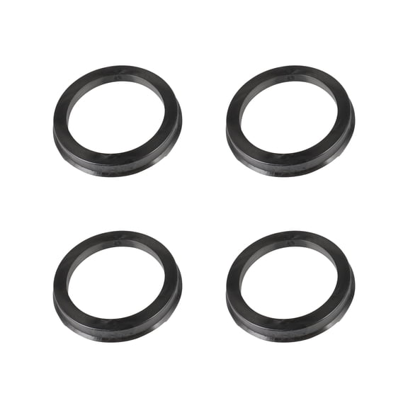 ECCPP Wheel Hub Centric Rings Ring 4PCS 72.6mm to 57.1mm 72.6 OD 57.1 ID black Plastic Hubrings