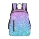 thumbnail image 1 of Disketp Multicolor Glitter Mochila Ligera e Impermeable, Mochila de Día Resistente para Viajes, Senderismo y Uso Diario para Hombre y Mujer, 1 of 7