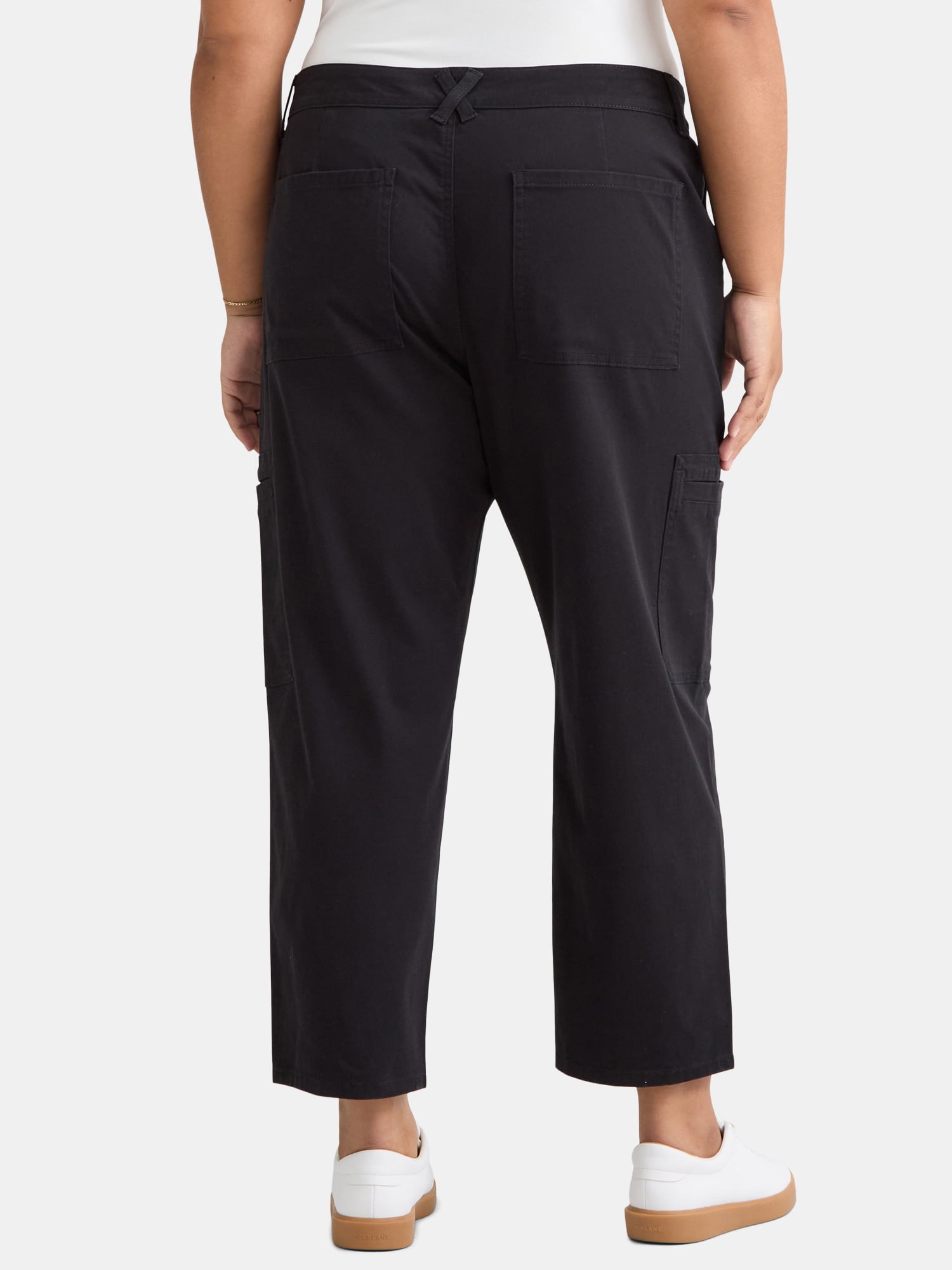 Terra & Sky Women's Plus Utility Pants, 26'' Inseam, Sizes 14W-22W
