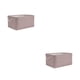 thumbnail image 3 of Matsuzay Contenedor de almacenamiento plegable para un fácil acceso y organización - Organizador de almacenamiento Caja de almacenamiento Rosa claro 31*21*13 2Conjunto, 3 of 6
