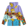 thumbnail image 4 of Simpsons Kid Hoodies Boys Girls 3D Graphic Sweatshirt Long Sleeve Pullover Hoodie Casual Hooded Sweater Coat XL, 4 of 6